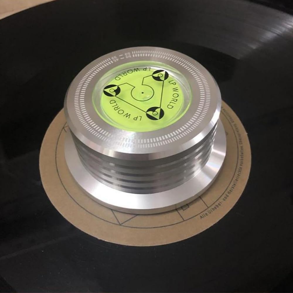 

galliano Eden Record Stabilizer Player Turntable Clamp Aluminum Alloy Vibration Reduction LP Accessories High Precision Stability Weight Silver
