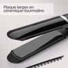 Hair Straightener - BaByliss - ST397E Sleek Control Wide - With Tourmaline Ceramic Plates and Removable Comb