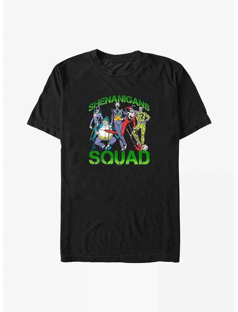 Comics BatUnisex Shenanigans Squad Black TShirt S