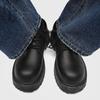 Big Head Leather Shoes for Men, Spring and Autumn Casual Retro Thick Soled Height Increasing Shoes, Formal British Style Shoes