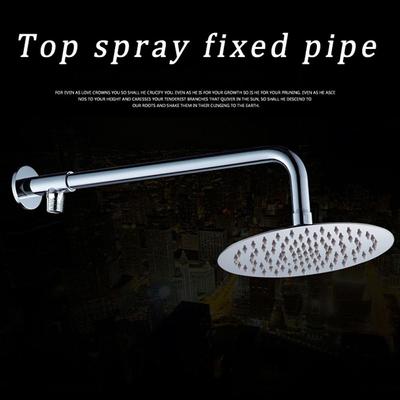 Wall Mounted Fixed Shower Arm 30/40cm Stainless Steel Rain Shower Head Extension G1/2 Shower Head Bars Bathroom Hardware
