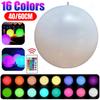 Outdoor LED Garden Ball Remote Control Inflatable Pool LED Balloon 16 Colors Luminous Bouncy Ball Beach Wedding Party Decoration