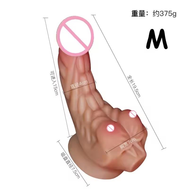 New Abdominal Muscle Penis Skin Feel Soft Huge Dildo Silicone Masturbation Cock Anal Sex Toys Suction Cup for Women Adults18