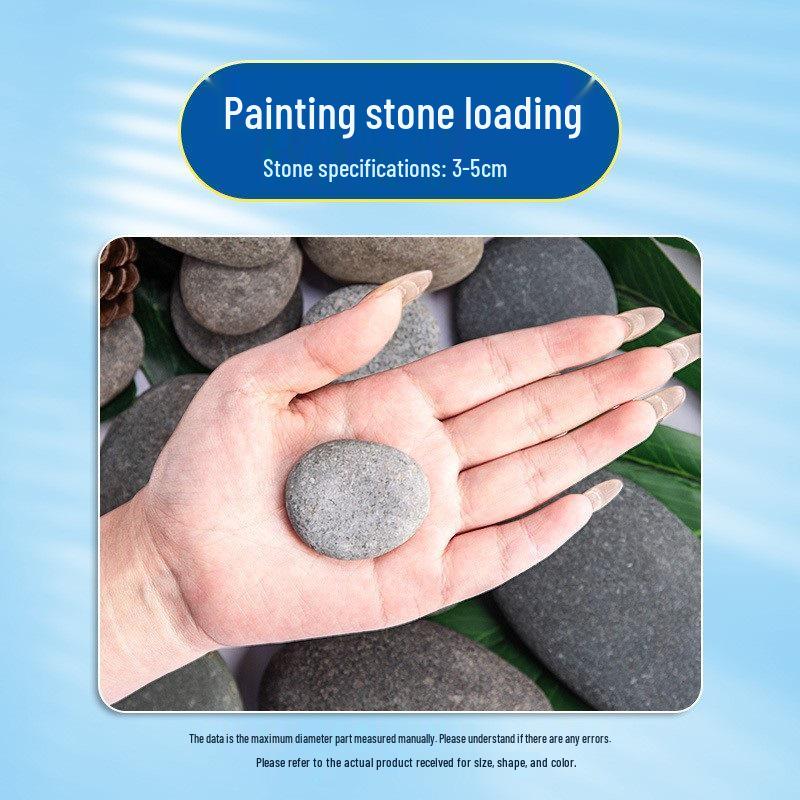 Hand-Painted Pebble Set for Kids - DIY Art & Craft Kit