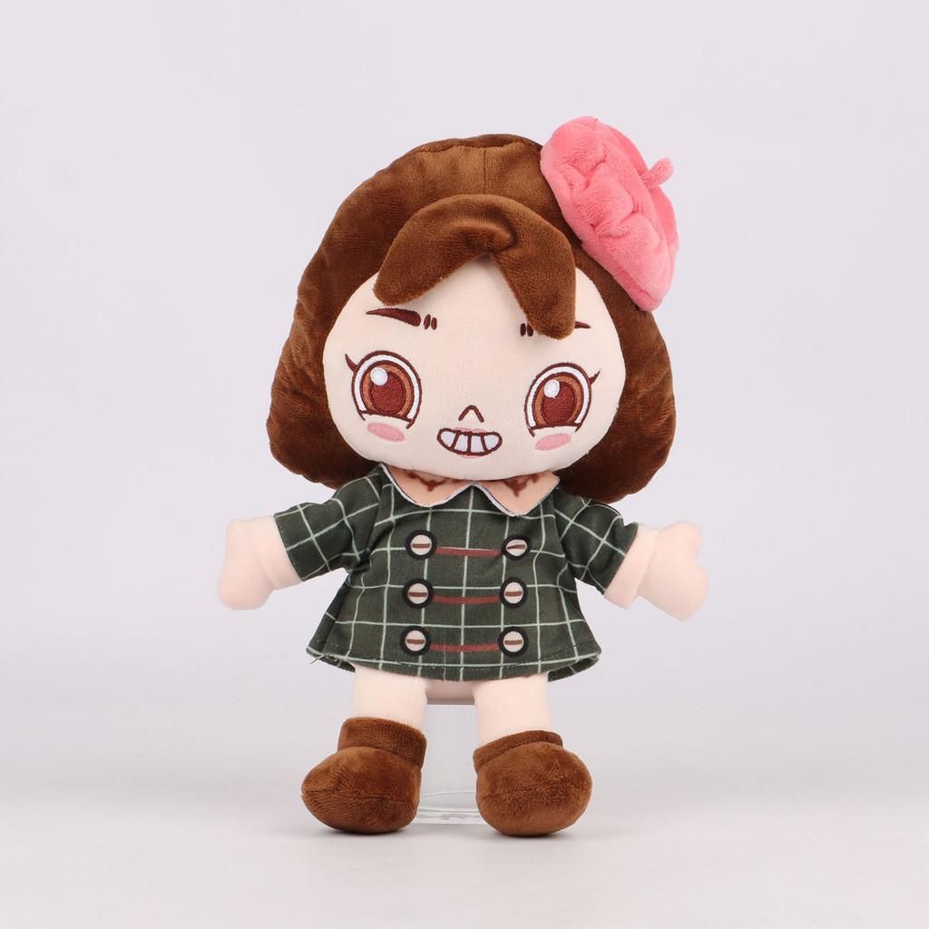 

Misfortune Plush Little Toy Cute Cartoon Beret Girl Birthday Holiday Gift Doll