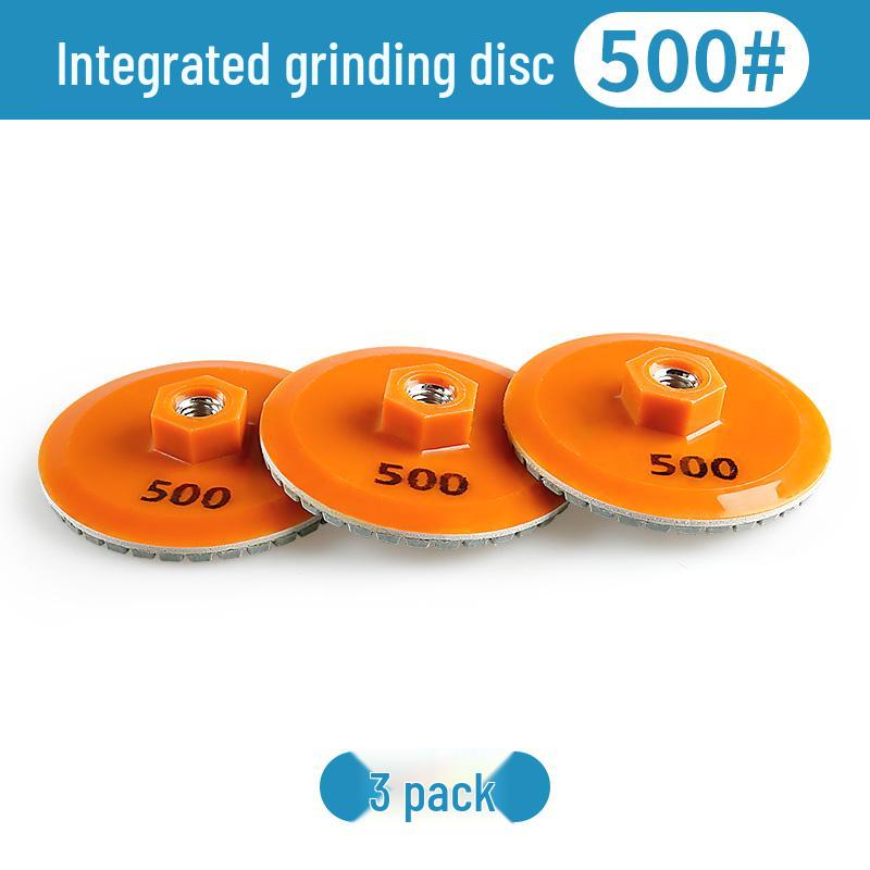 Integrated Tile Edge Grinding & Polishing Disc for Stone, Marble, Quartz, Chamfering, and Dry Trimming