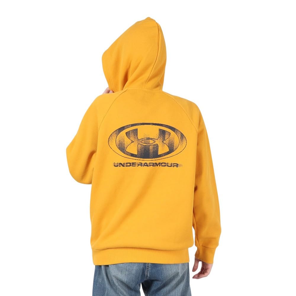 Under Armour Rival Loose Fit Soft Comfortable Long Sleeve Hoodie Men Hoodies Gold 1389428-711