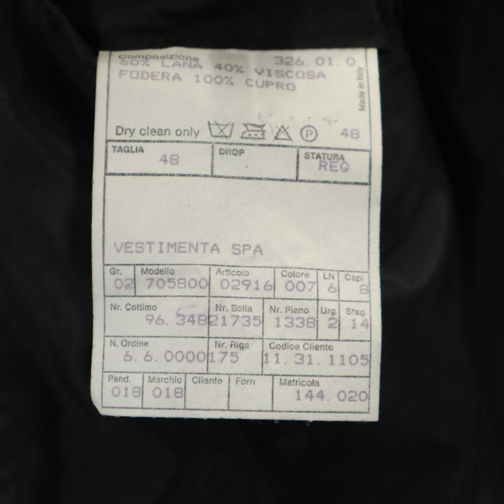 Giorgio Armani 90. léta Vyrobeno v Itálii Staré dvouřadé sako 48 Zelenosivé Pánské Použité