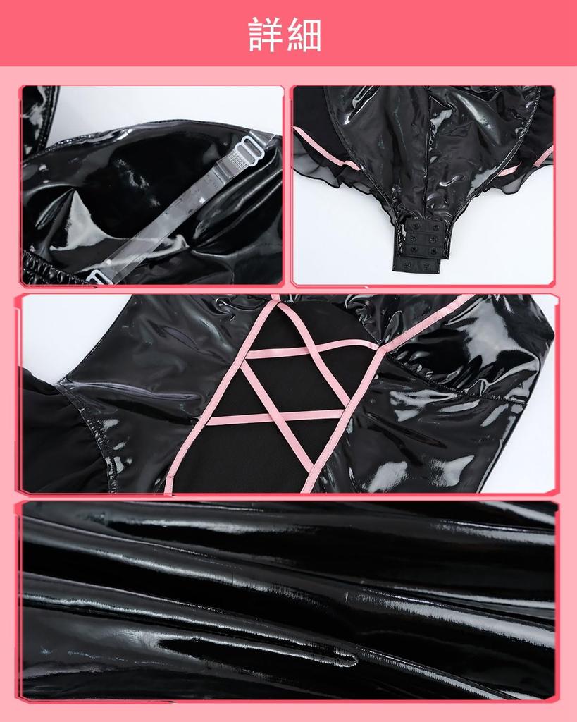 Bunny Girl Plus Size Bunny-Anzug mit Schleife Cosplay Halloween Fotoshooting Schleifengröße [Ausgezeichnetes Produkt] Cosplay, Krawatte, High-Leg Kostüm, Kostüm, Veranstaltung,