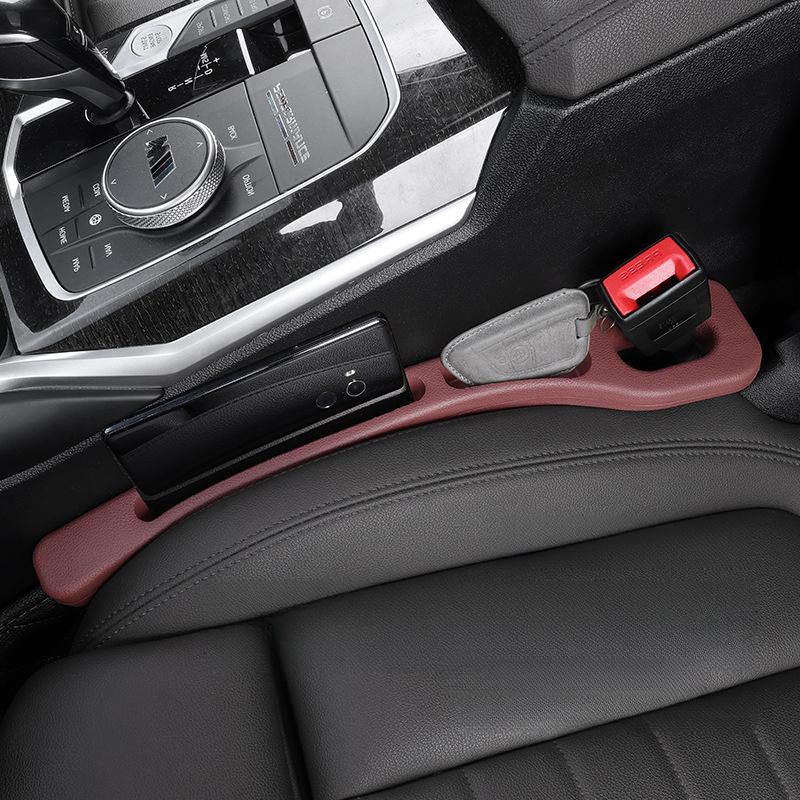 2pcs Universal Car Seat Gap Filler Between Seats Console Organizer Crevice Storage Bag Box Decoration Interior Auto Accessories
