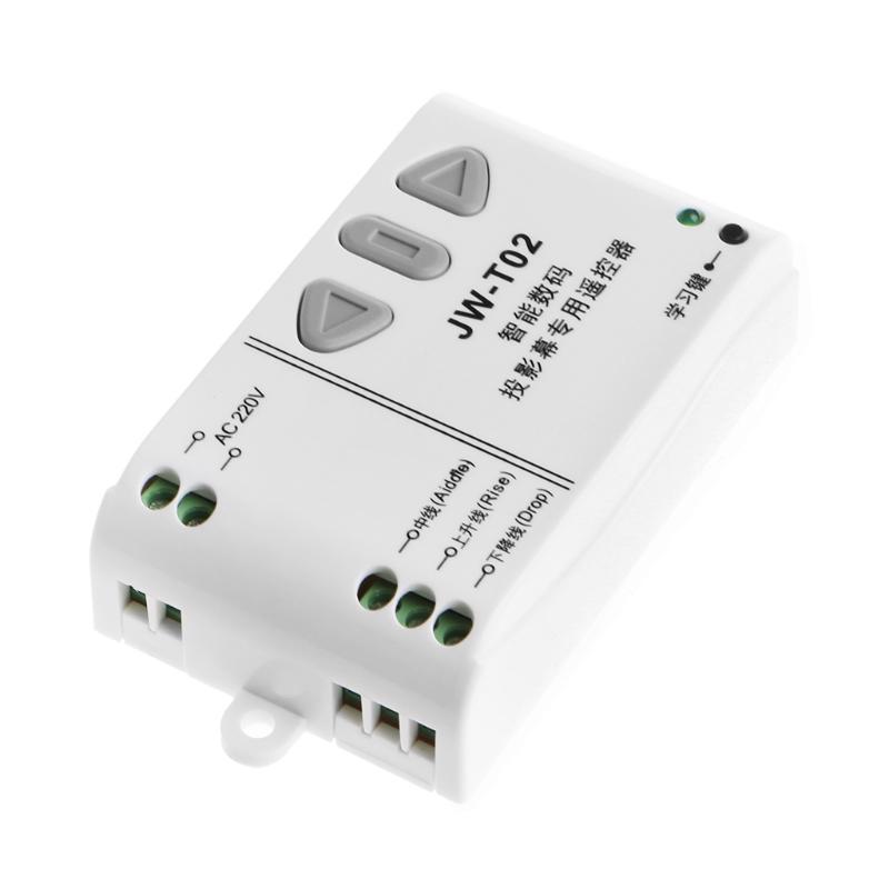 New Projection Screen Wireless Remote Control Receiving Controller Up Down Switch