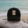 [Graduation Baseball Cap] 2026 Senior Print Unisex Adjustable Polyester Breathable Lightweight Casual Daily Wear Baseball Hat -  Gift For