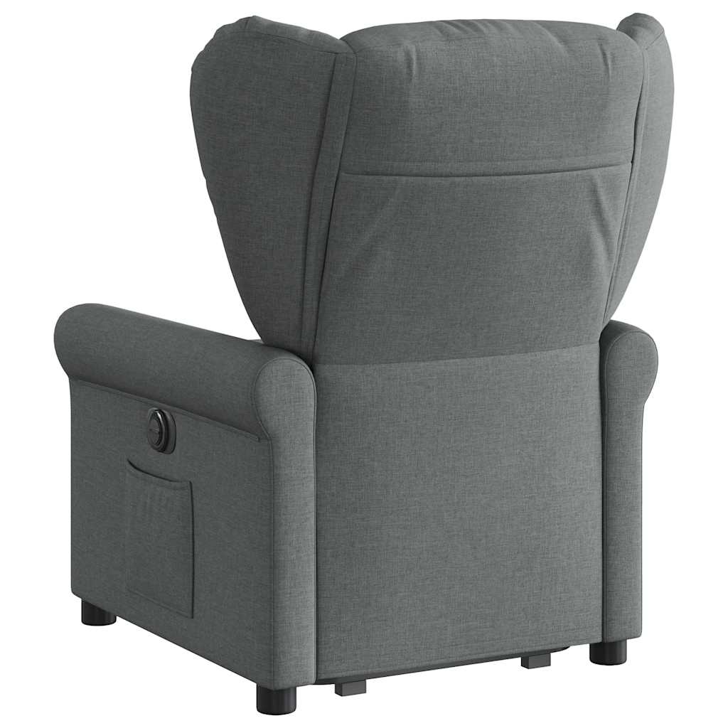 Lift-up Massage Chair, Electric, Reclining, Dark Gray
