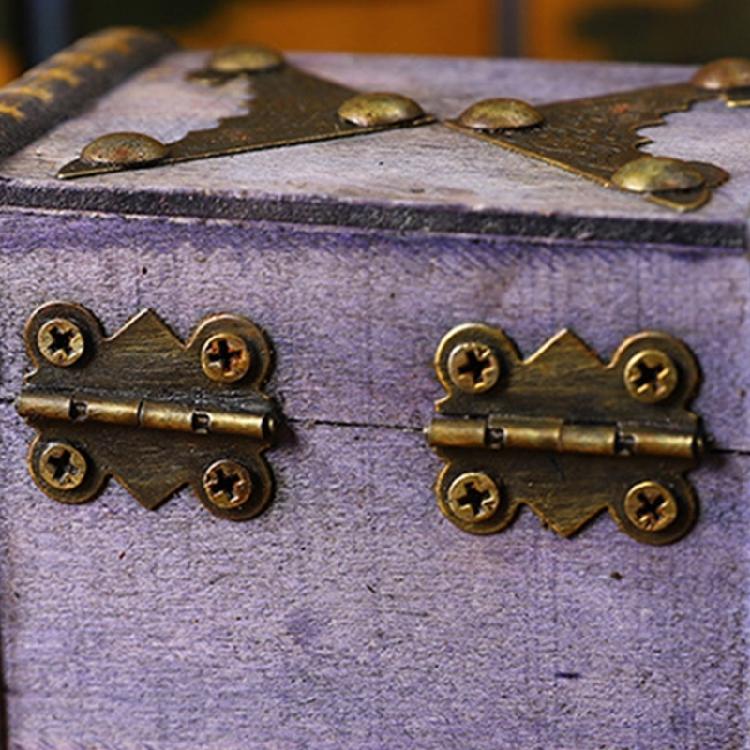 Eleganckie Pudełko do Przechowywania z Zamknięciem Zabezpieczającym Duża Pojemność Drewniane Organizery na Biżuterię Pamiątki Rodzinne