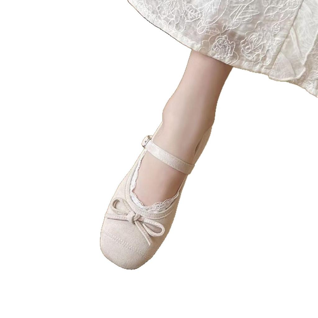 Mary Jane shoes women's 2025 new cute lady style elegant soft sole not tired feet gentle temperament niche women's shoes