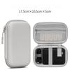 Artificial Leather EVA Portable Earphone Storage Bag Digital Charger Data Cable Storage Package U Disk Hard Shell Protection