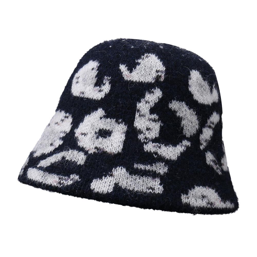 Autumn and winter new knitted fisherman hat fashionable versatile warm washbasin hat spot