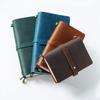 Functional Genuine Leather Journals Travel-Diary Durable Full-Grain Leather Cover Thick Tear-Resistant Souvenir-Notebook Custom
