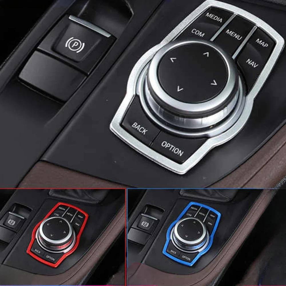 Car Multimedia Buttons Cover Molding Trim Car Accessories Interior for BMW 1 3 4 5 7 Series X1 X3 X4 X5 X6 E81 E87 F30