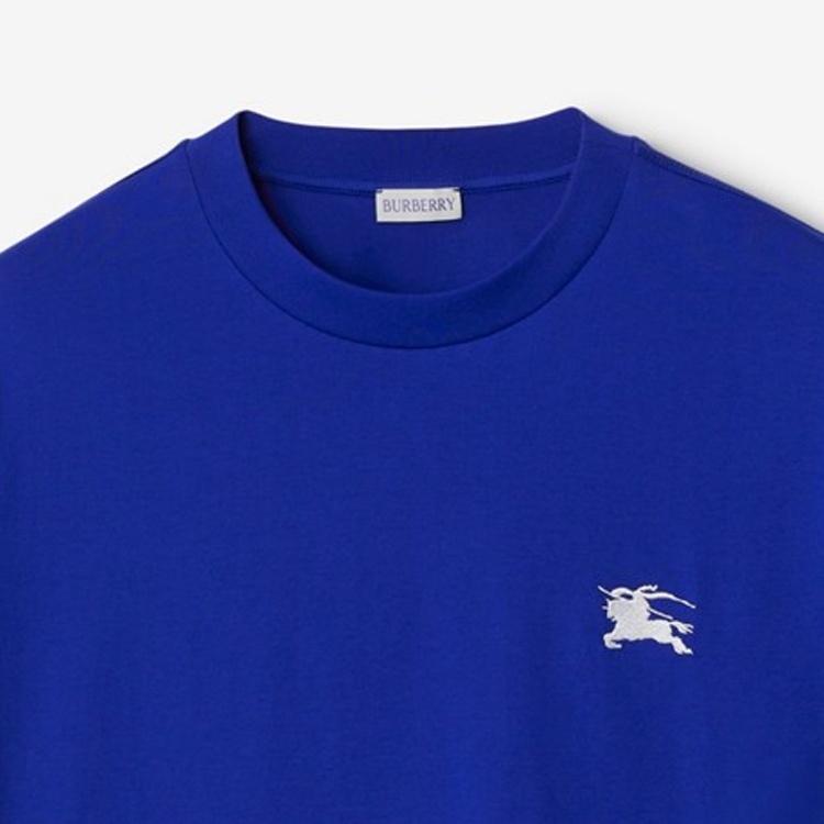 Burberry T Shirts Men's Blue Crew Neck Moderate 80882961