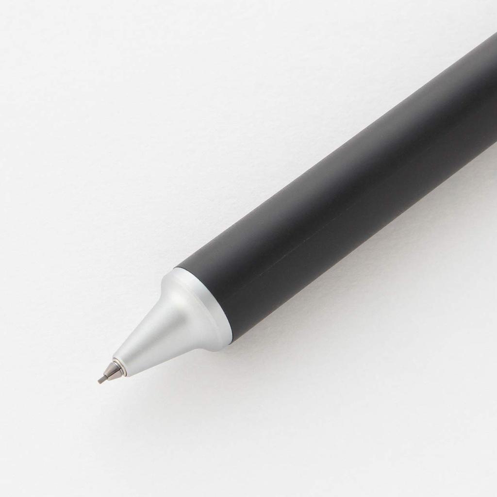 MUJI ABS Resin Mechanical Pencil That Writes Down To the Last Black 1mm, 0.5mm Lead, 38960447,
