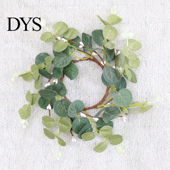 Garland Decor Wreath Handmade Realistic Plastic Vivid Holiday Festive Touch for Home