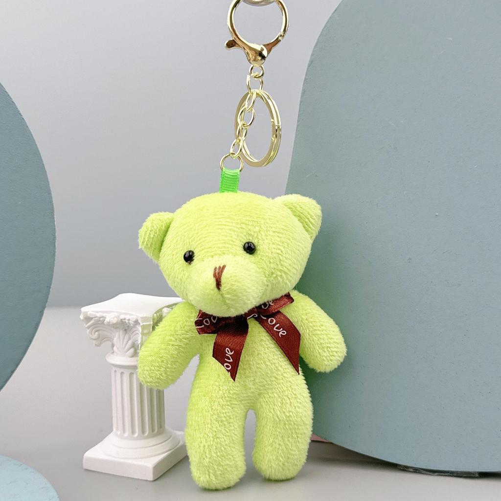 Portachiavi Ciondolo Tuta Peluche Orsacchiotto - Piccolo Giocattolo Regalo