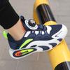 Children's sports shoes 2025 spring new Korean version fashion shoes medium and older children's casual shoes boys' rotating buckle shoes