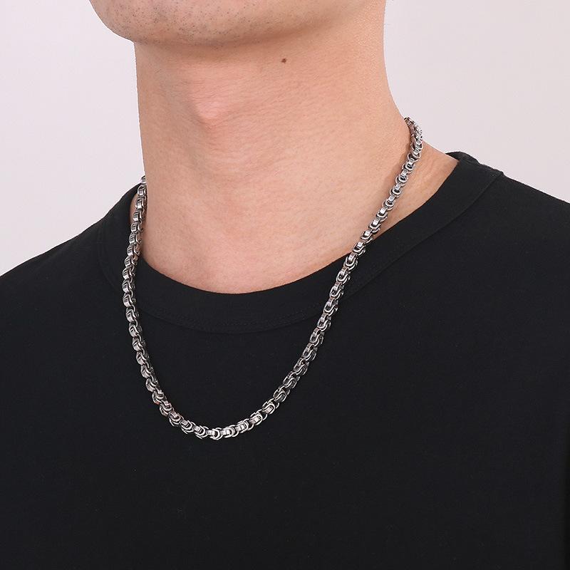 Single Chain Patching Necklace Creative Fashion Personality Men and Women Versatile Decorations