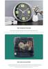 12-Inch Silent Luminous Quartz Wall Clock - Plastic, Creative Design, Popular Item