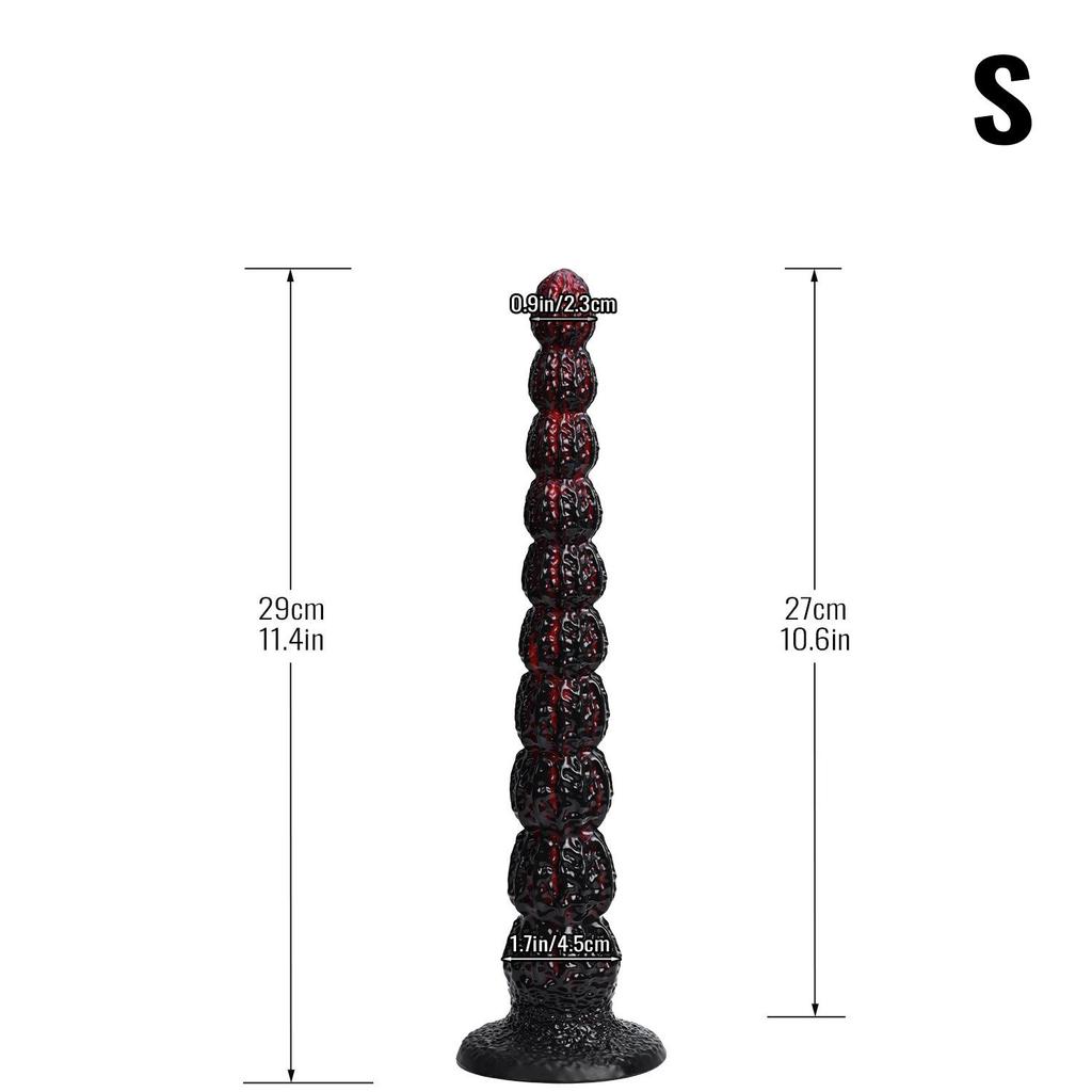 Extra Long Walnut Anal Plug Dilator for Men and Women - Adult Sex Toy