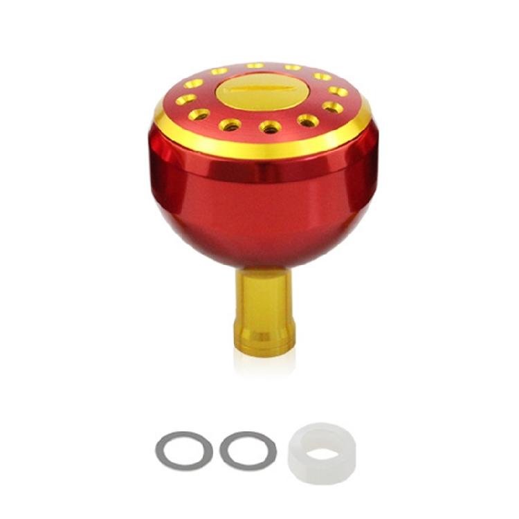 Fishing Line Wheel Handle Knob Grip Metal Fishing Handle Knob Replacement Baits Casting Reels Power Knob Easy to Install