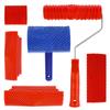 5/6 Stück Holzmaserung Werkzeugset Falsche Holzmaserungsmuster Gummi Malrolle Malwerkzeug DIY Wand Möbel Kunst Farbe Dekoration