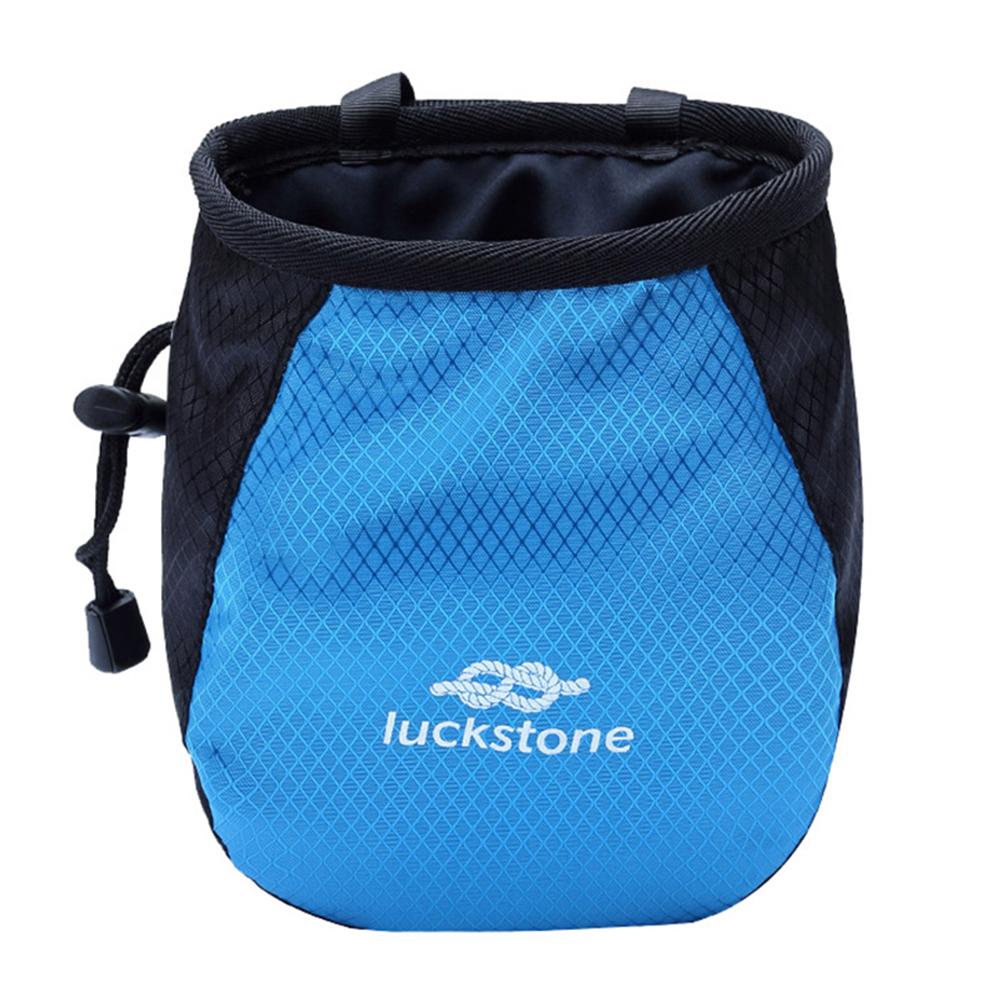 Rock Climbing Chalk Bag Bouldering Chalk Bag Bucket with 2 Large Zippered Storage Pockets for Climbing Gymnastics for Great Gift