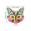 Rhinestone Cat Enamel Brooch Exaggerated Vintage Collar Pin Temperament Drip Oil Brooch  Decoration