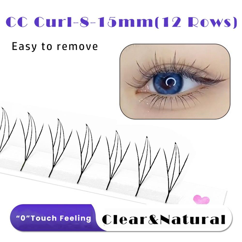 

Комичные Спиральные Накладные Ресницы Одинарные Пучки Норковые Ресницы Наращивание Инструменты для Макияжа Глаз CC Curl-8-15mm