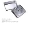 Paslanmaz Çelik Chafing Dish Büfe Isıtıcı Cam Kapaklı Çıkarılabilir Ayaklar Büfeler Oteller Açık Hava Barbekü Catering Hizmeti İçin Yemek Tabağı
