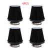 4 STÜCKE Universal 52-53-54mm Motorrad Luftfilter Reiniger Großhubmotor für Honda Suzuki