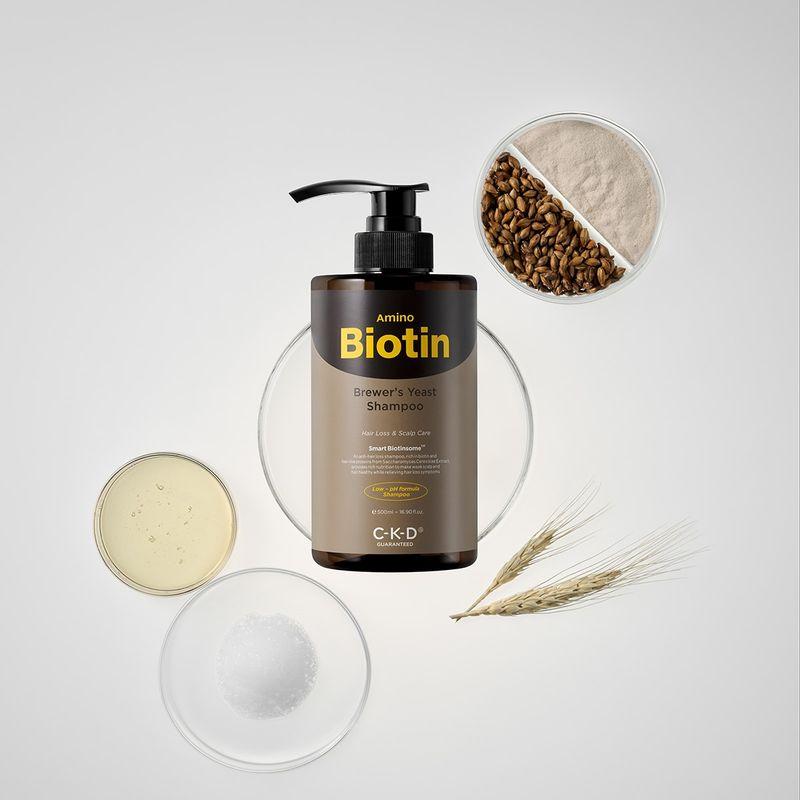CKD Shampooing Amino Biotine Levure de Bière 500mlx2