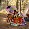1pc W-Winx Club Theme Blanket - Digital Print, Polyester, Cozy for All Seasons, Perfect for Outdoor, and Travel