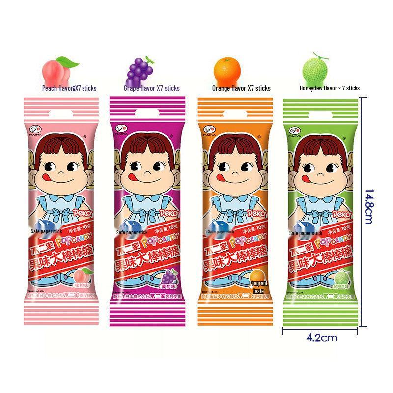 Fujiya Mixed Fruit Big Lollipops