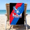 Crystal Fc Crest Printed Beach Towel, Super Soft Microfiber, Perfect Gift Birthday, for Pool, Beach, Travel, for Family and Friends