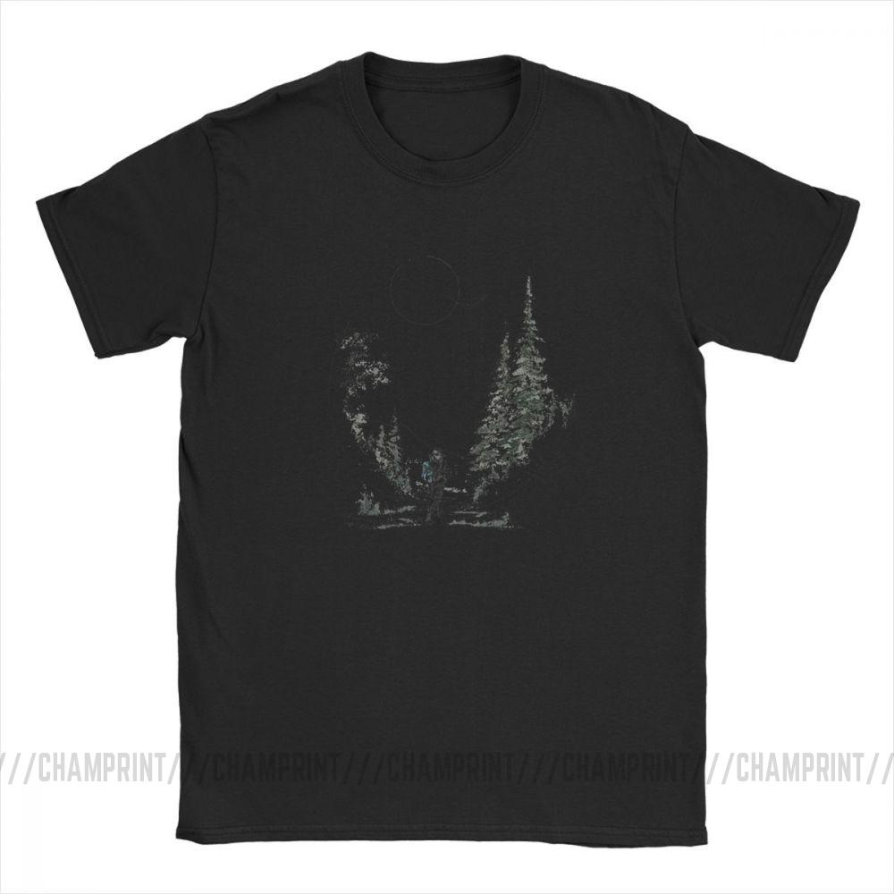 Herren T-Shirts Ich hasse Leute Camping Wandern Liebhaber Vintage Oberteile Wandern Trekking T-Shirts Rundhals
