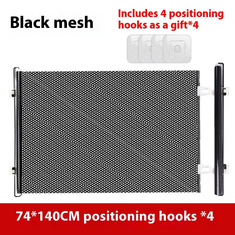 Safety Pet Mesh Fence Cat Gate Retractable Safety Gates For Pets No Drilling Barrier Childproofing For Small Medium Large Breeds