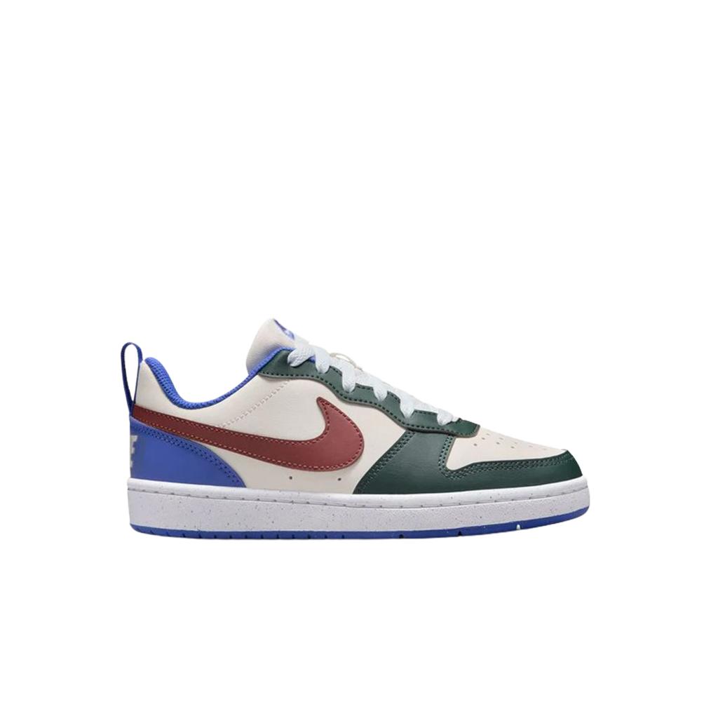 Nike Court Borough Low Recraft GS Vintage Green Dark Pony Dětské tenisky Krémová Plachetnicová DV5456-300