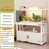 Ultra-Clear Glass Fish Tank with Integrated Stand and No-Change Water System