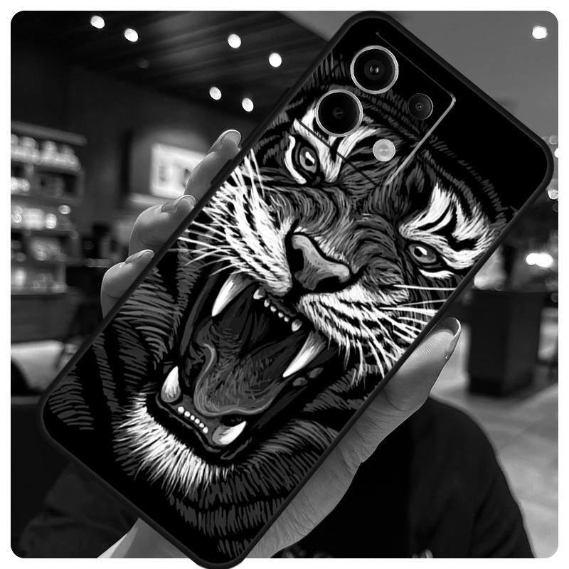 Animal Tiger Case For Xiaomi Redmi Note 14 10 11 12 13 15 Pro Plus Cover For Redmi 15 15C 14C 10C 12C 13C