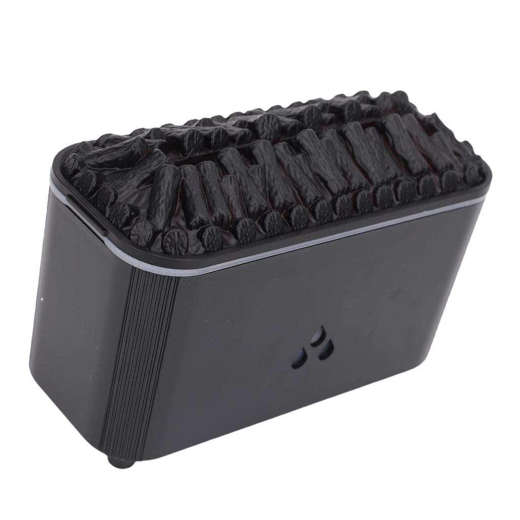 Flame Essential Oil Diffuser Humidifier with 7 Colors Light 160ML Quiet Fireplace Fire Scent Diffuser Cool Mist