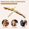 1/3Pcs Professional Waiters Corkscrew Stainless Steel Wine Key with Ergonomic Wood Grip Beer Bottle Opener and Foil Cutter