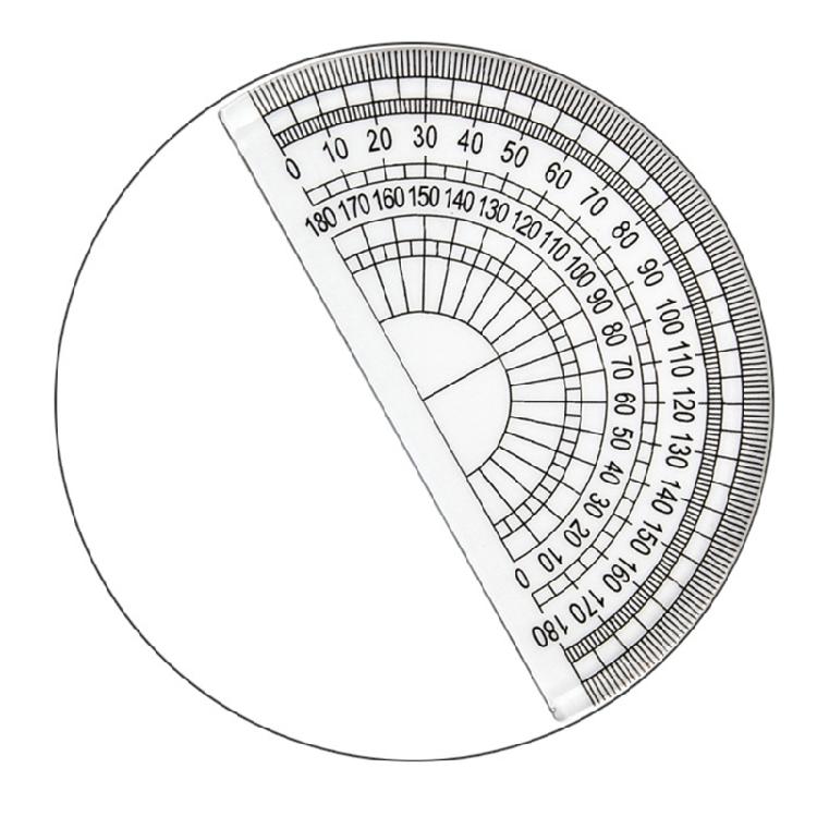 4 Pcs Plastic Ruler Set Math Geometry Set Triangle Ruler Drawing Tool Drafting Supplies for Artists and Students